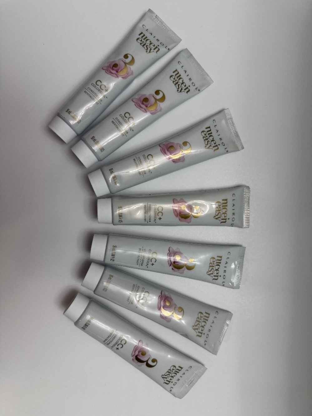 Lot of 7 Clairol Nice’n Easy #3 CC+ ColorSeal Conditioner – 1.86 fl oz Each